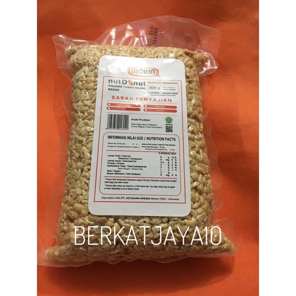 

Morin Diced Peanut 500gr Kacang Sangrai Topping Kacang Cincang