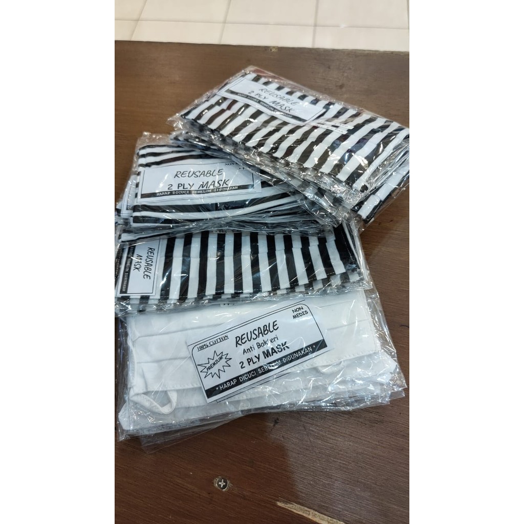 MASKER NON MEDIS, KAOS, SPANDEX 2 PLY TALI HIJAB