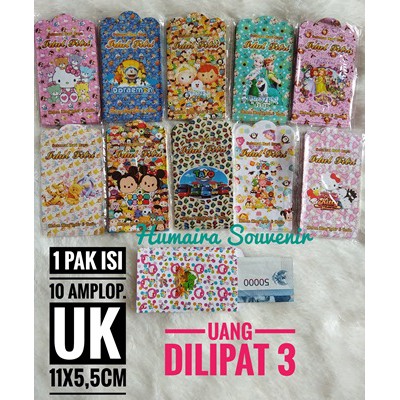 

AMPLOP LEBARAN KARAKTER BAHAN KERTAS GLOSSY