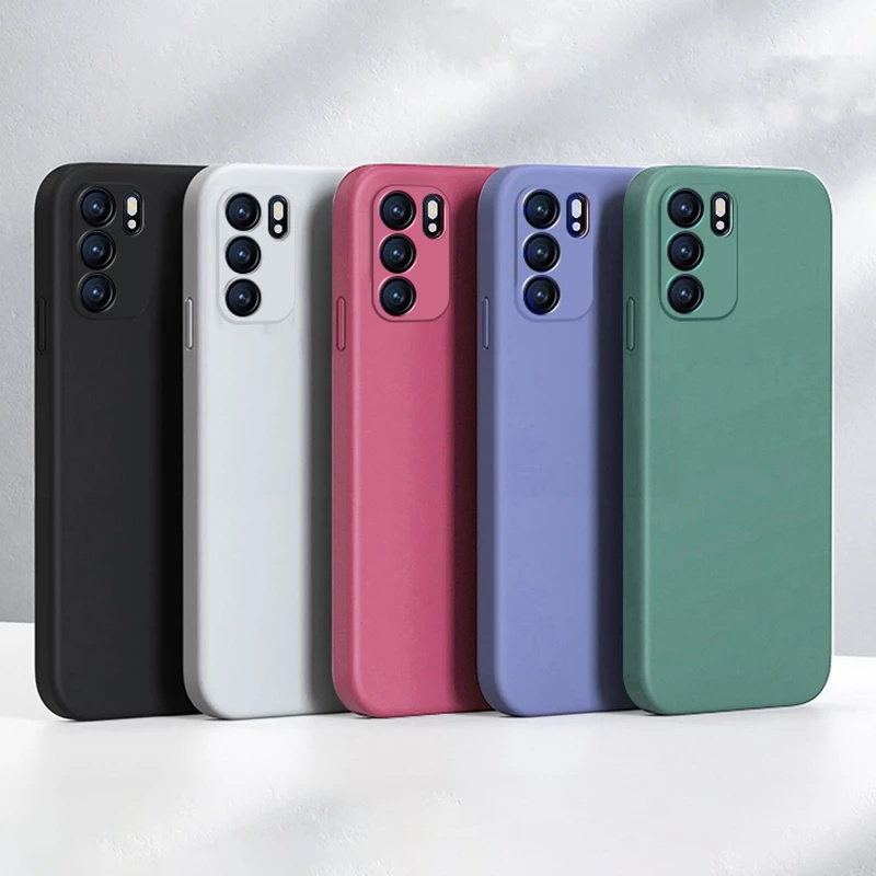 Soft Case Tpu Warna Permen Untuk OPPO Reno 7 7Z 6Z 6 5 Pro 3 2Z 2F 4G 5G 2022