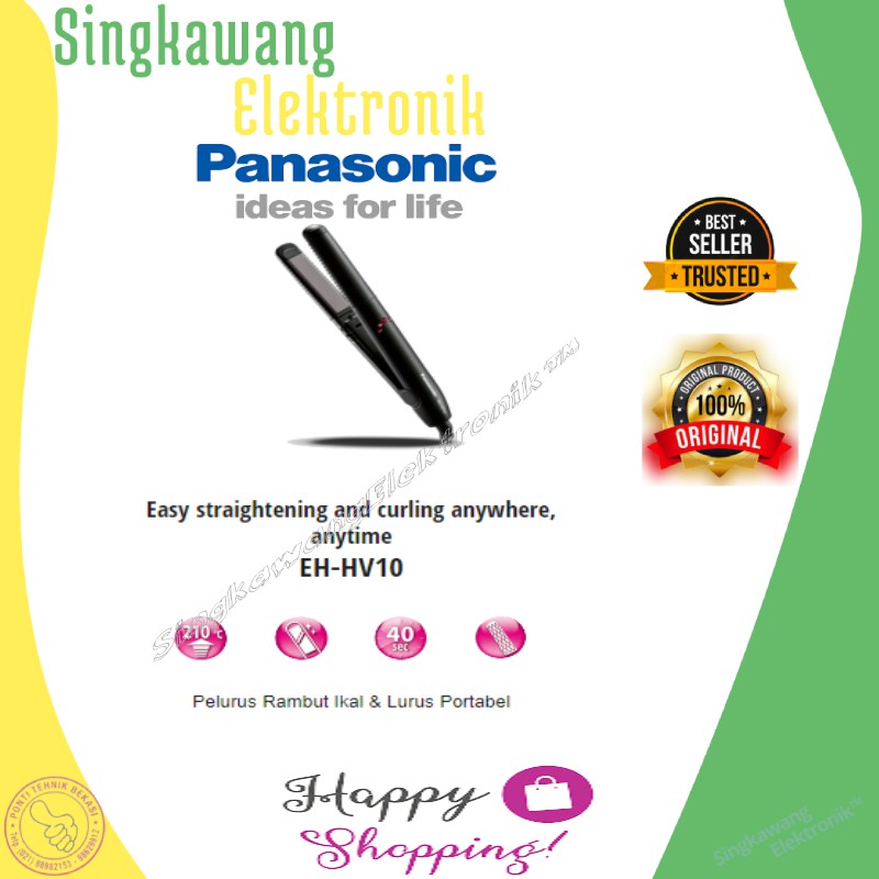 HAIR STRAIGHTENER / ALAT CATOK RAMBUT PANASONIC EH-HV10