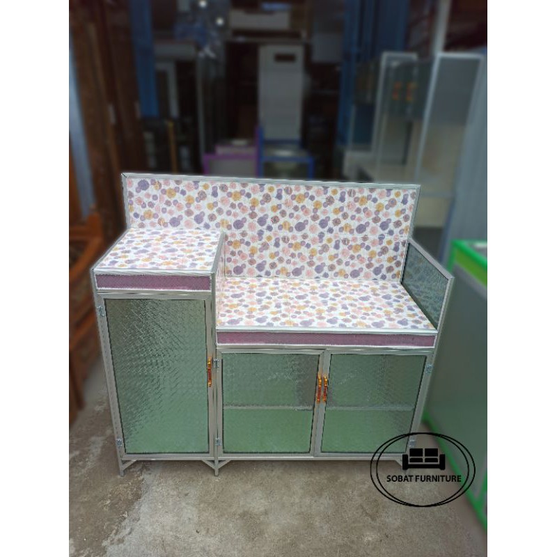Rak Kompor Alumunium 3 Pintu