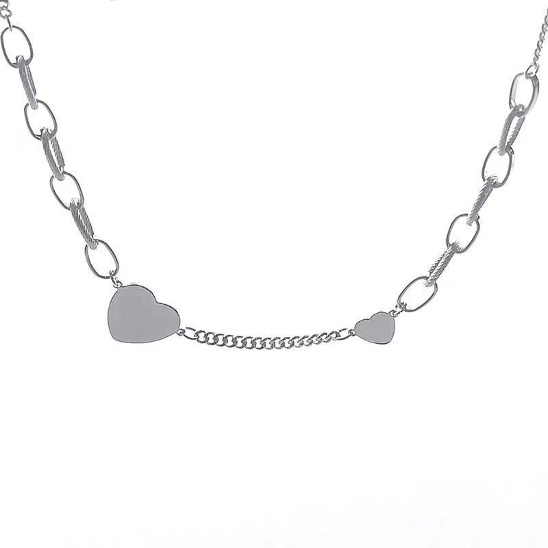 CINTA titanium baja kalung wanita niche desain kalung ornamen liontin ins angin dingin kalung lionti