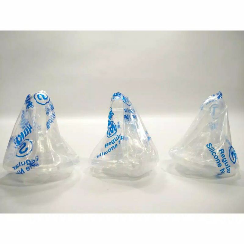 3 Dot Karet/ HUKI Nipple DOT Silicone Bulat dan Gepeng