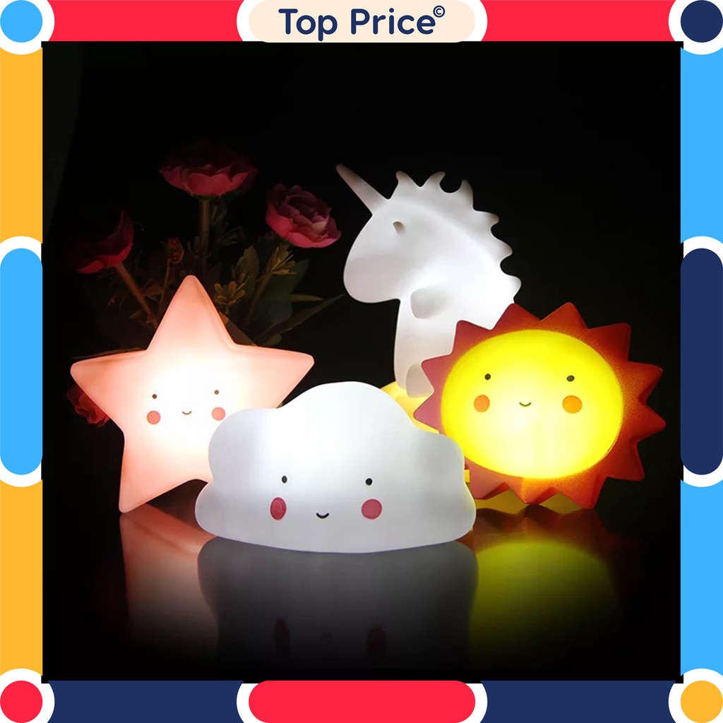 Topprice COD Lampu Tidur Meja Kamar Karakter Lucu Dekorasi Kamar LED Murah Produk Import U37