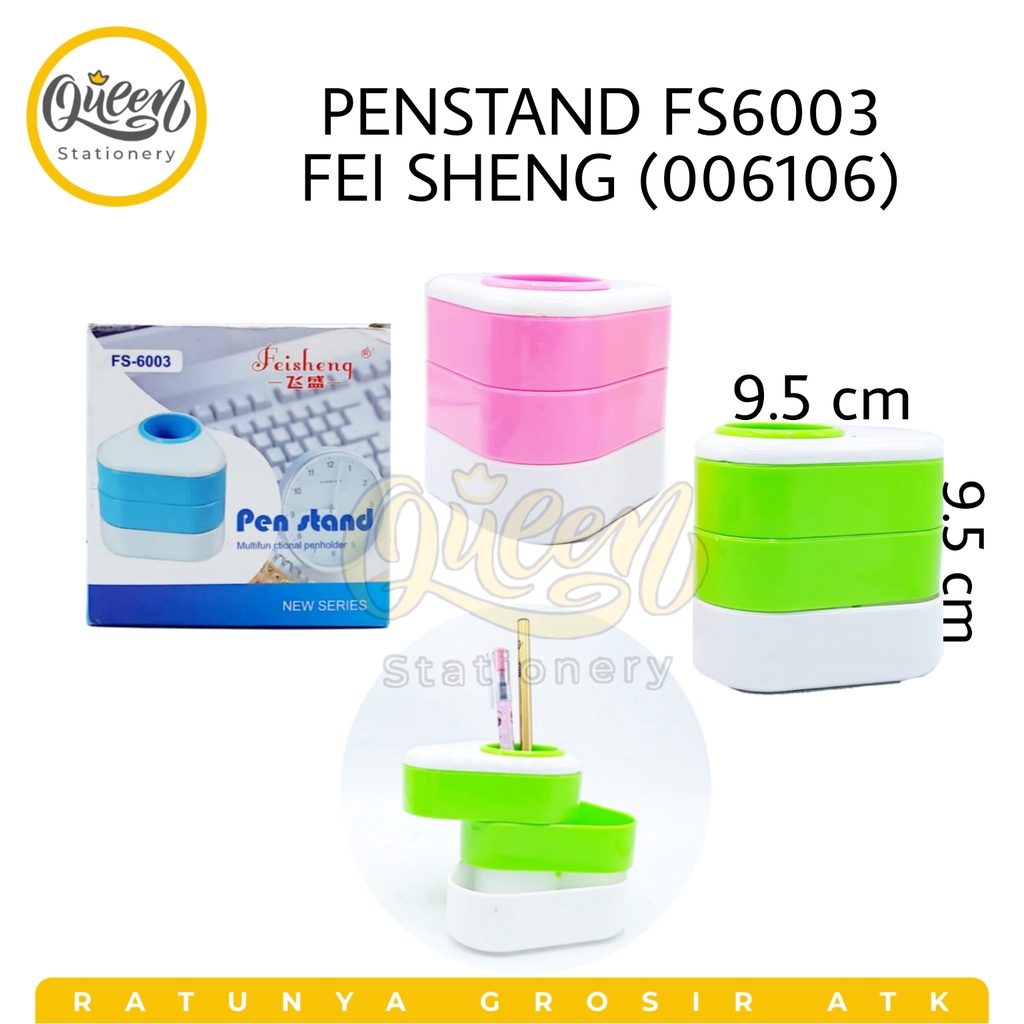 

1 PCS PENSTAND FS6003 FEI SHENG / PEN STAND / PEN HOLDER / TEMPAT ALAT TULIS (006106)