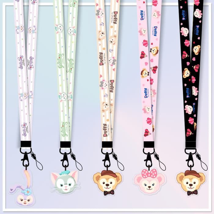 Disney lanyard gantungan kartu id gantungan hp kunci SHELLIE MAY DUFFY