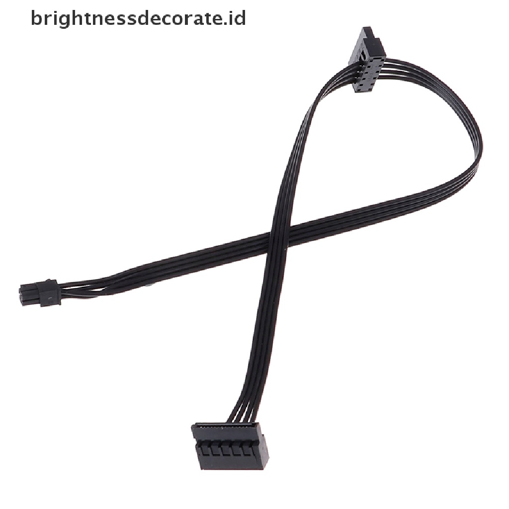 1 Pc Kabel Power Supply 45cm Mini 4 Pin Ke 2 Sata Ssd Untuk Lenovo M410 M610 M415