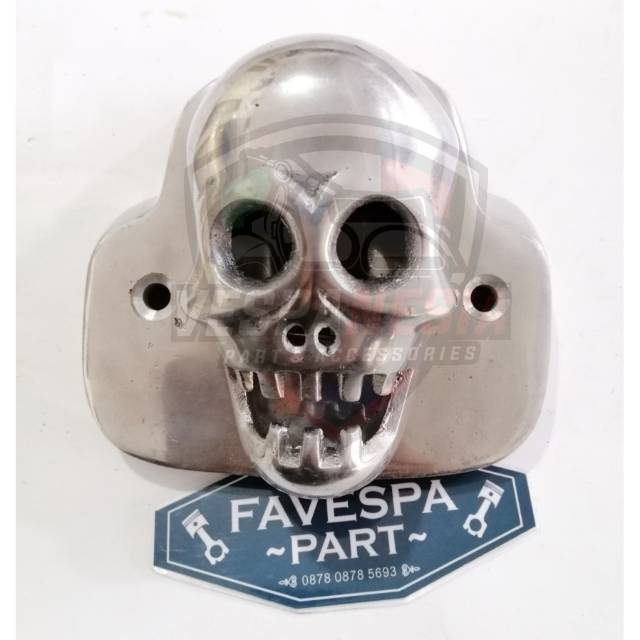 LAMPU BELAKANG STOPLAM VESPA TENGKORAK