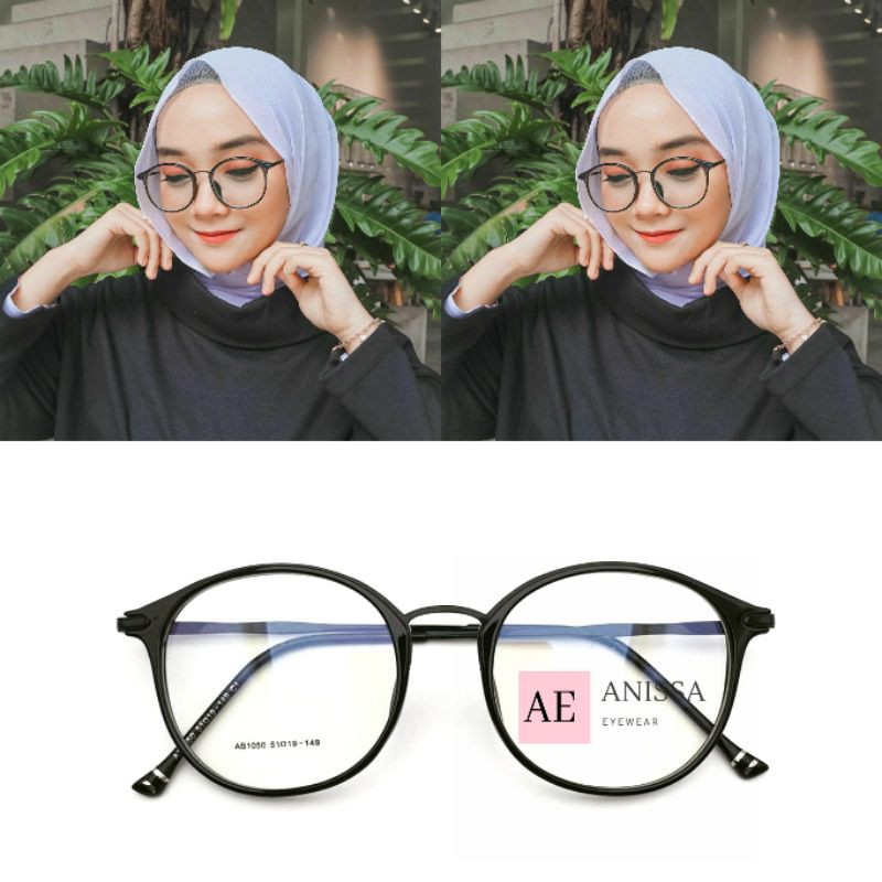 Frame Kacamata 1050, Gratis Lensa Minus  Kacamata Anti radiasi  Kacamata Minus
