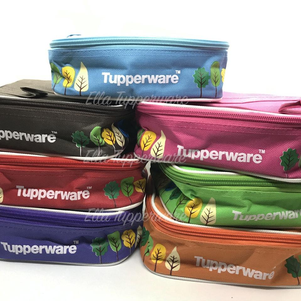 Grosir Sekarang Tupperware Tas Lolly Tup Tas Bekal Makan Lolly Tup motif bunga