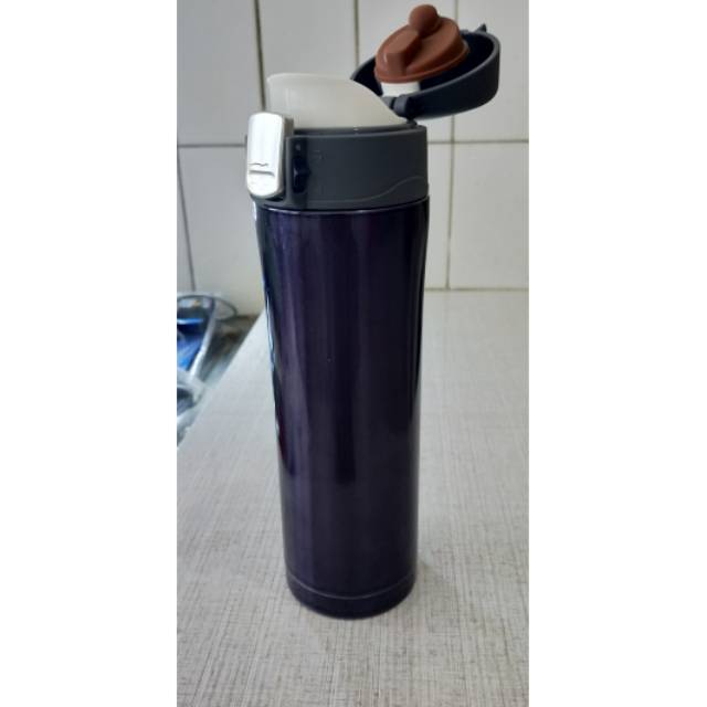 Termos stainless steel botol air panas kopi teh cangkir stain less stell