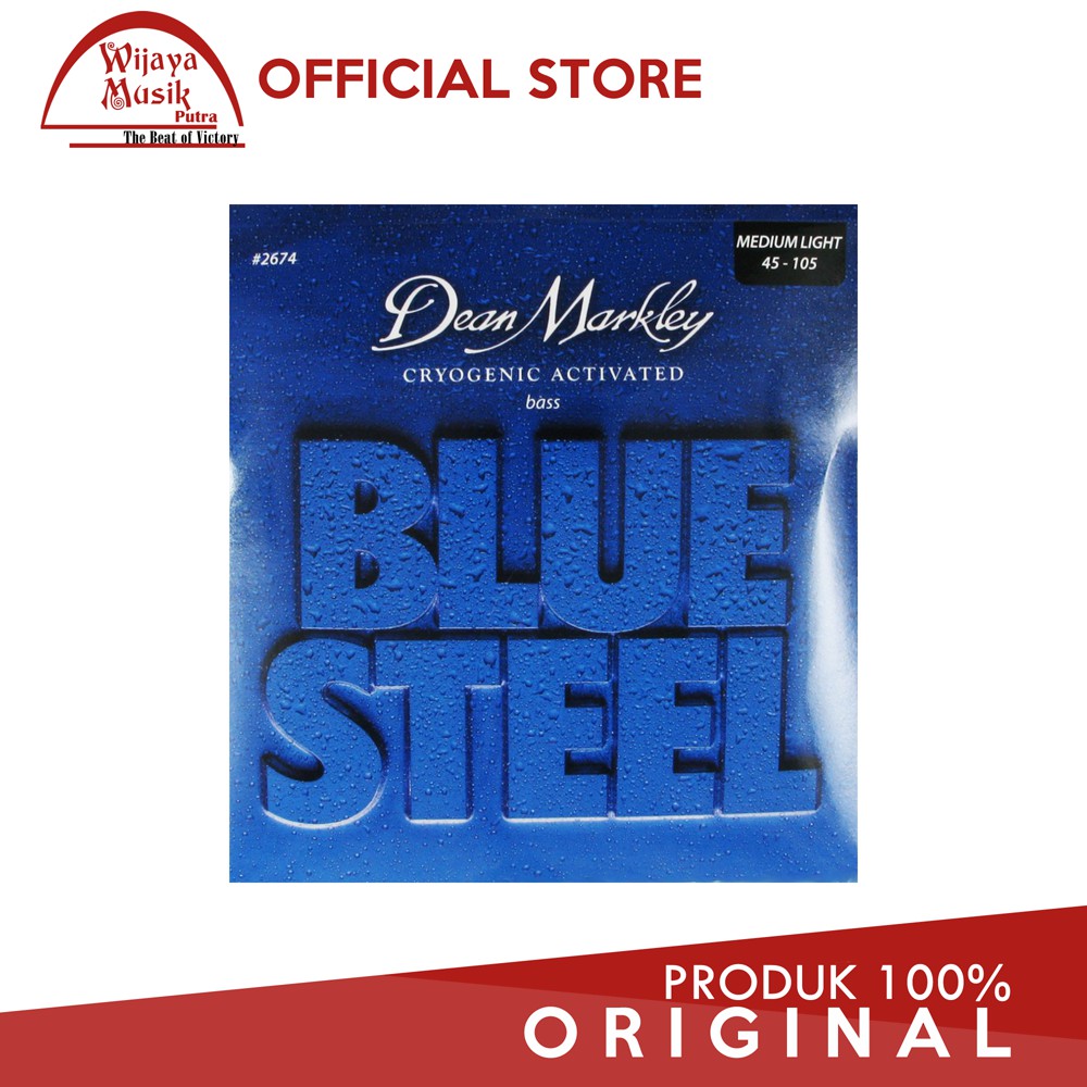 Dean Markley Senar / String Gitar Elektrik ML 45-105 Blue Steel 2674