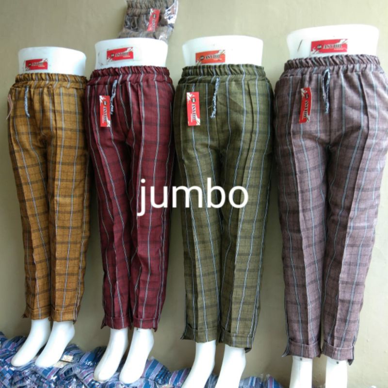 Tartan Jumbo Gabardin Semiwol Kotak