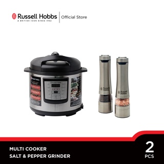 Paket Russell Hobbs Express Multi Cooker / Presto - Classic Salt & Pepper Grinder / Alat Masak Serbaguna - Penghalus Lada & Garam