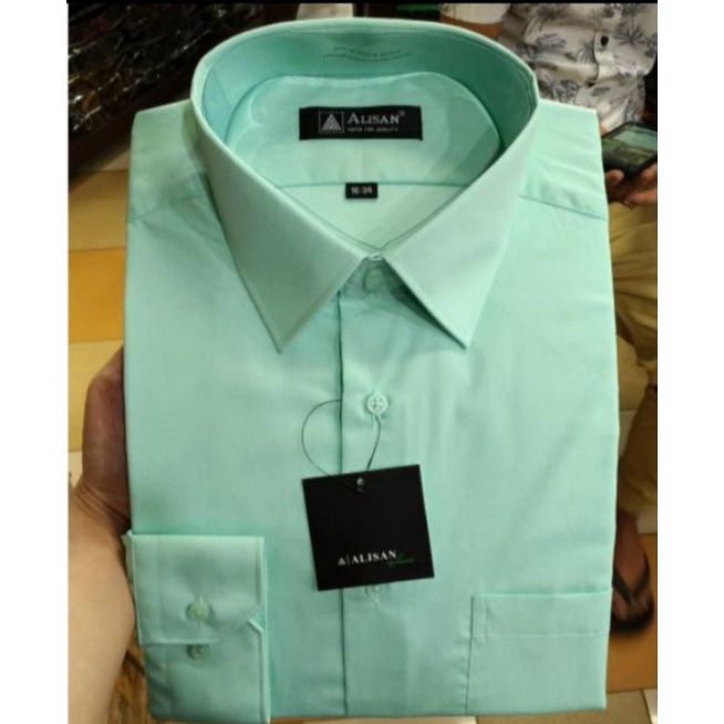 Kemeja Alisan kode H2 lengan panjang reguler size:14,5-16