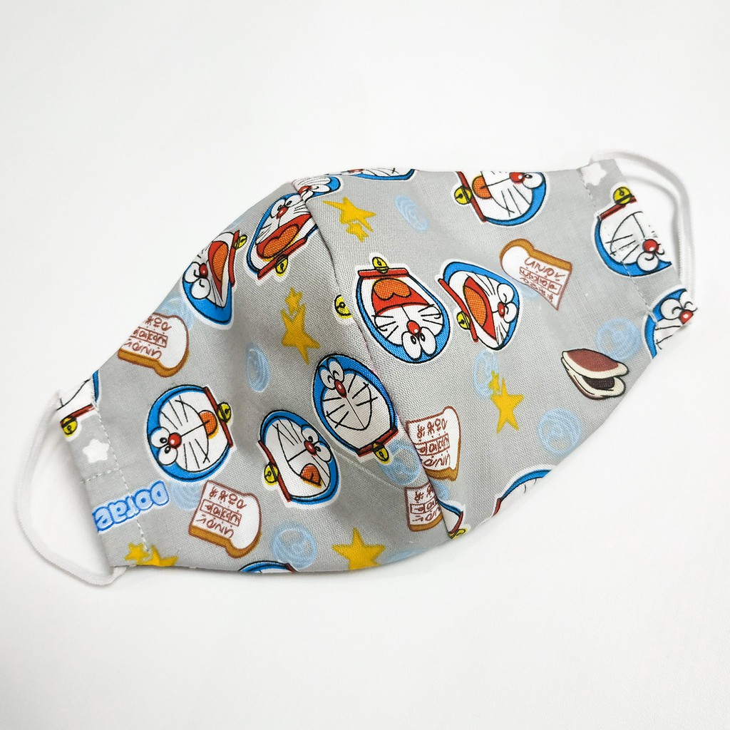 Masker Katun Motif ( Doraemon )