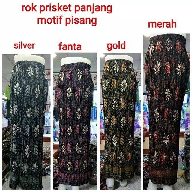 BAWAHAN KEBAYA/PLISKET BATIK PANJANG/ROK MODEREND