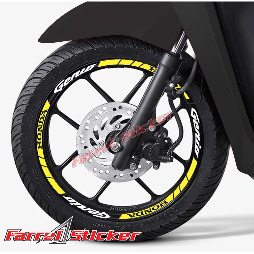 stiker velg sticker velk honda GENIO