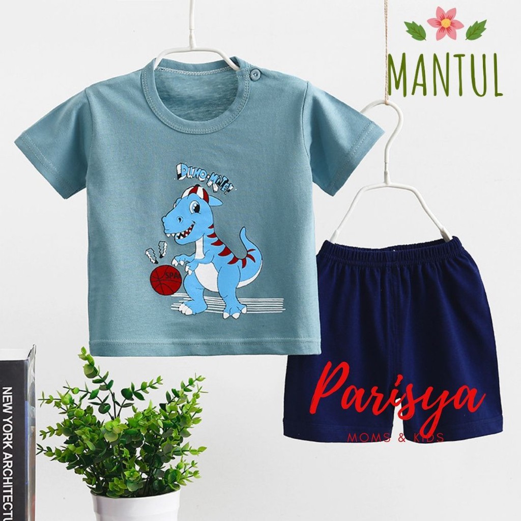 0-18 Bulan Setelan Harian Bayi Mantul / Pakaian Bayi / Jumper Import Anak (Parisya SHI-07LY)-SHI-07U