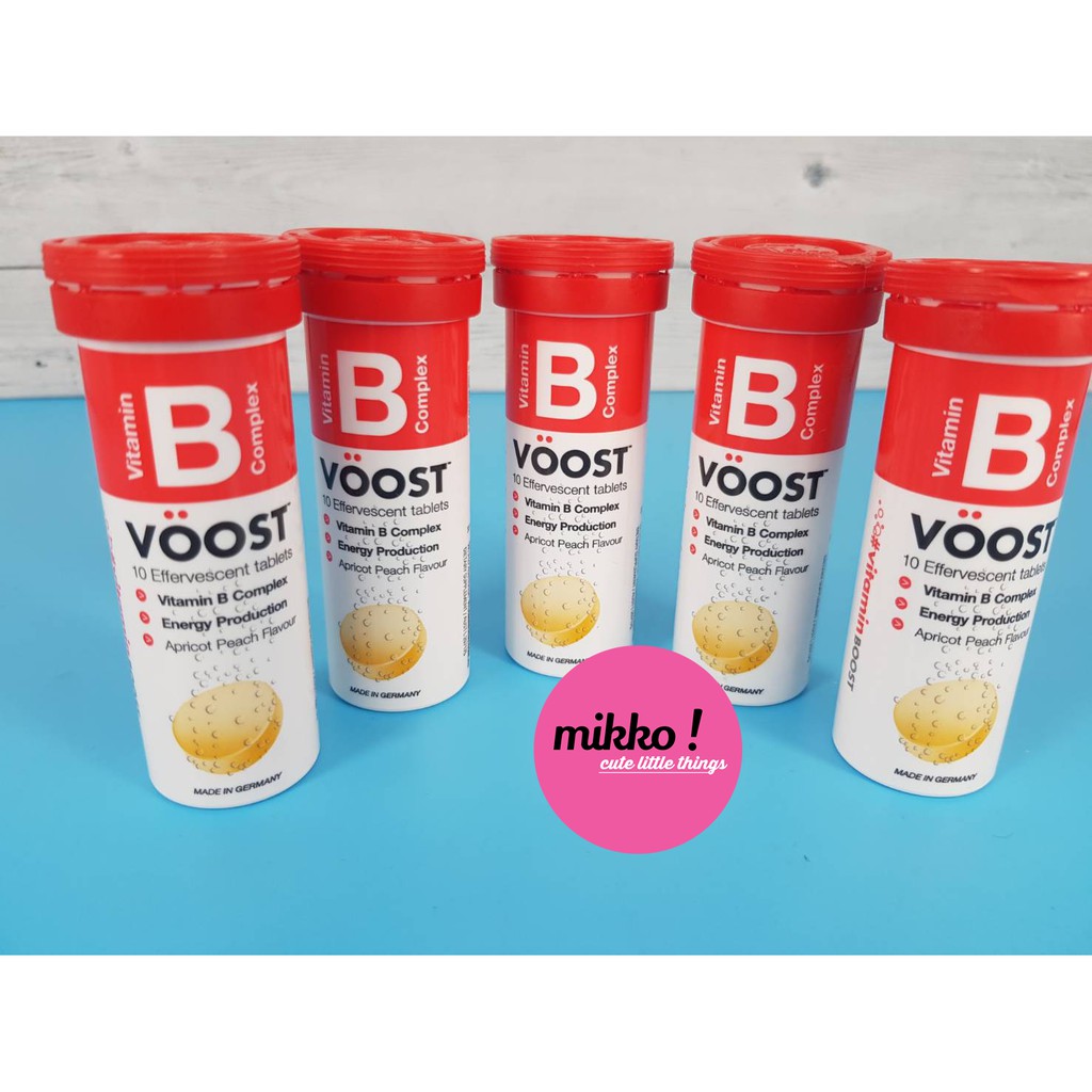 Jual VOOST Vitamin B Effervescent 10 Tablets | Shopee Indonesia