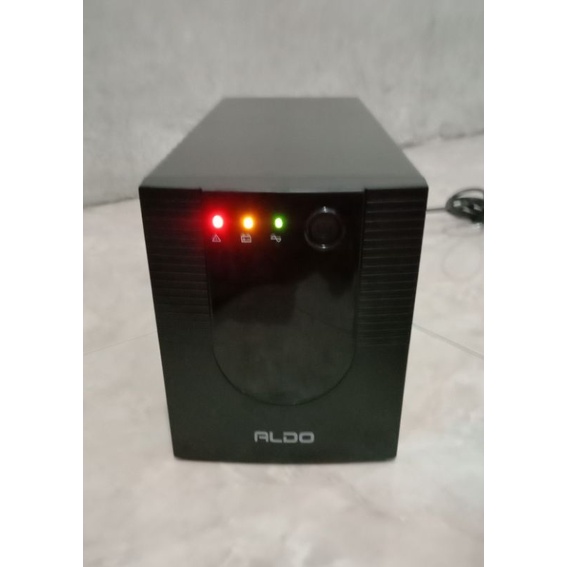 UPS MERK ALDO 1200VA BARU INCLUDE BATTERY