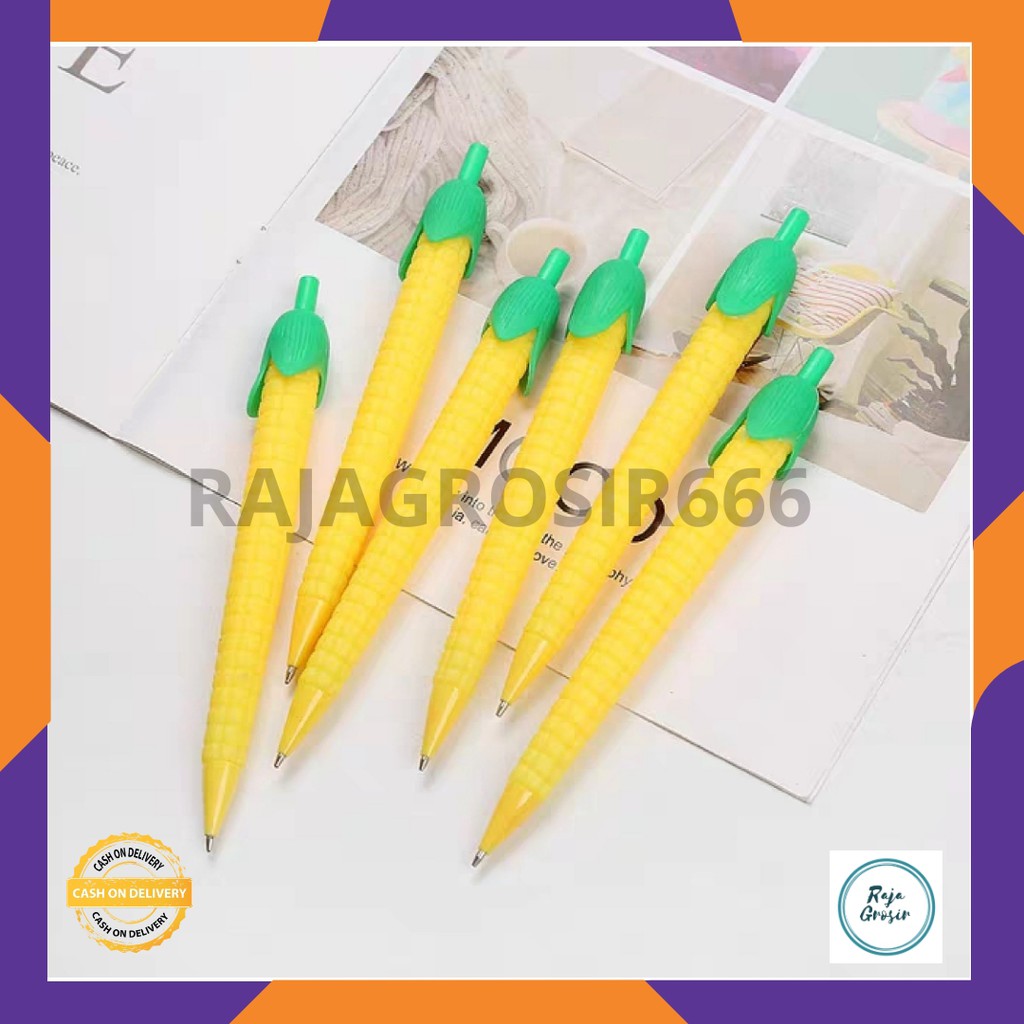 

COD pensil cetek jagung pencil mekanik corn kekinian alat tulis kantor perlengkapan sekolah lucu