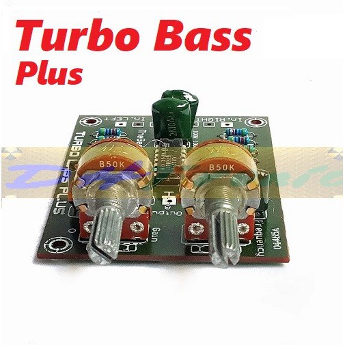Kit Turbo Bass Bas Plus IC LM324N Speaker Sound System Audio Rakitan 2 Potensio
