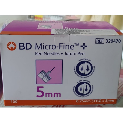 ECERAN Insulin / BD microfine 5 mm Ungu 0.25 mm ,(31G) x 5 mm