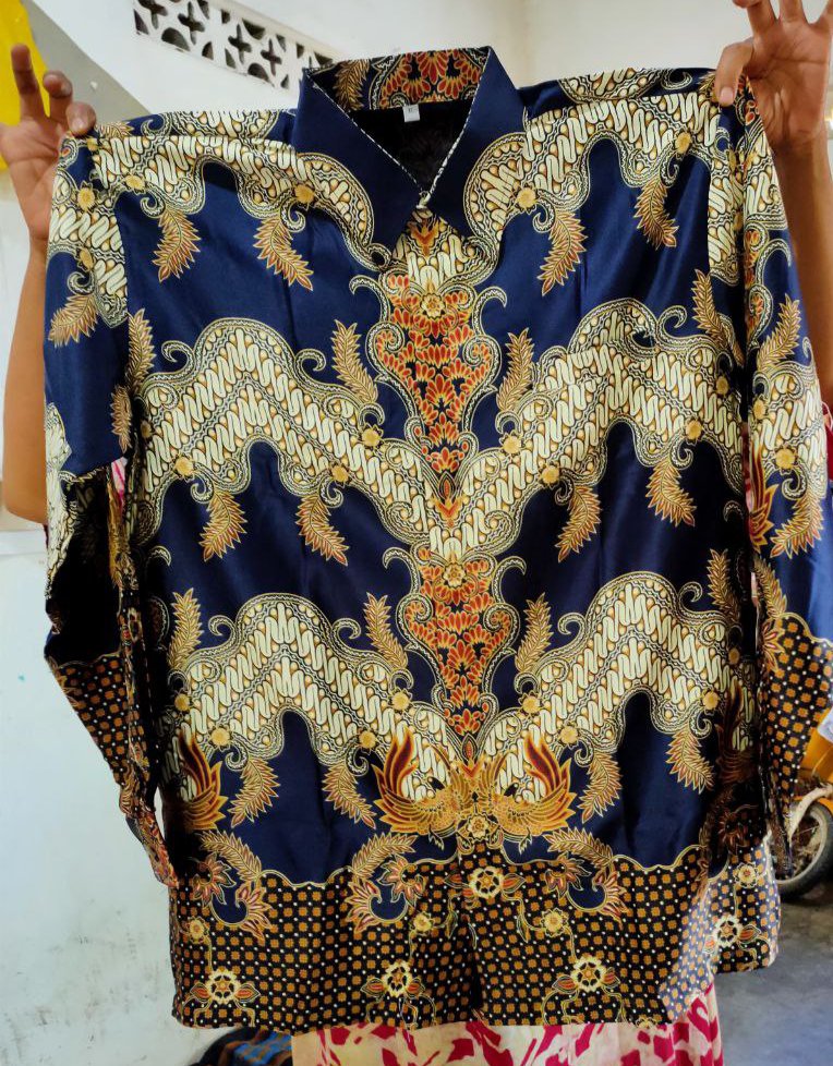 Kemeja Batik Semi Sutra Silky Premium Puring Istimewa