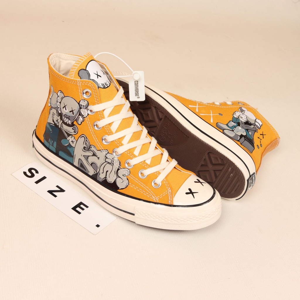 Converse All Star 1970's Sun Flower Hi KAWS