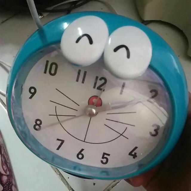Jam Alarm /  Weker Bulat Karakter Doraemon