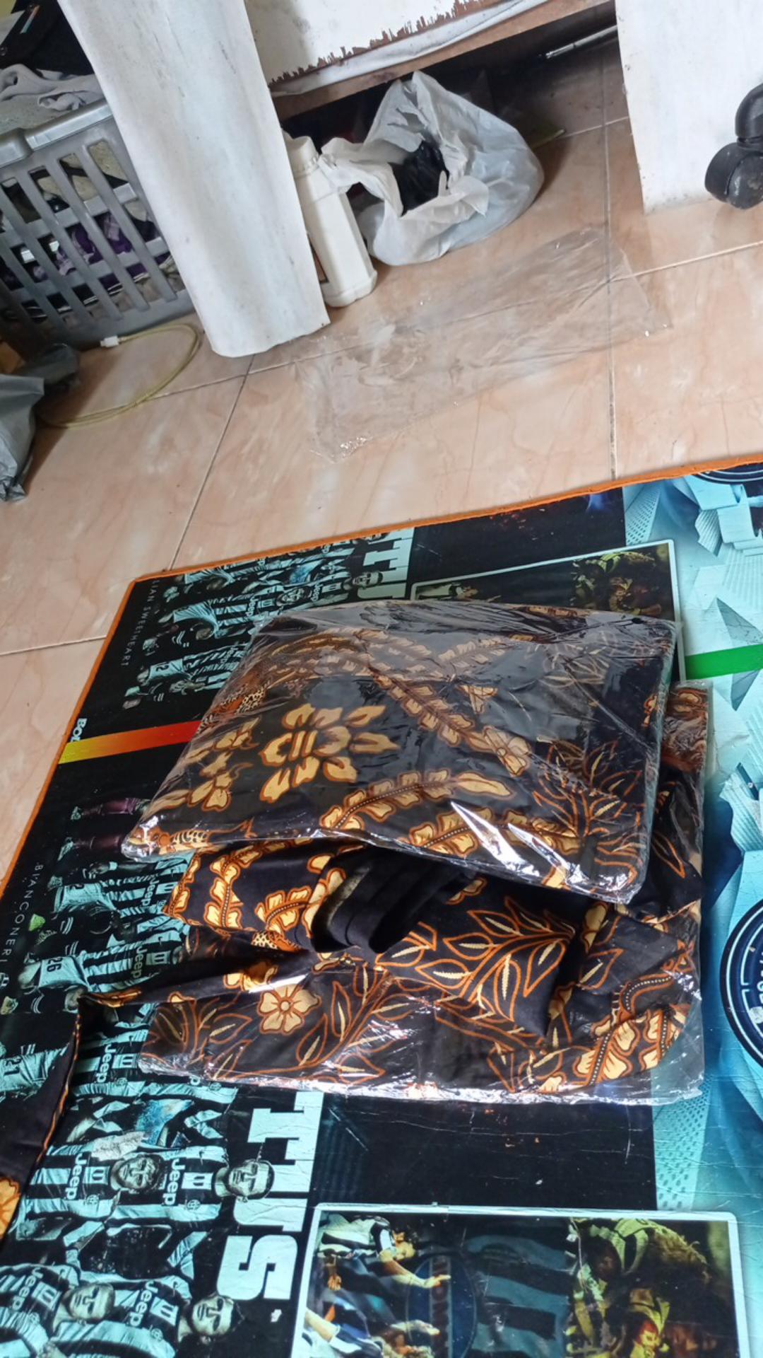 Baju Batik Couple Dress Gamis Muslim Pasangan Keluarga 2021