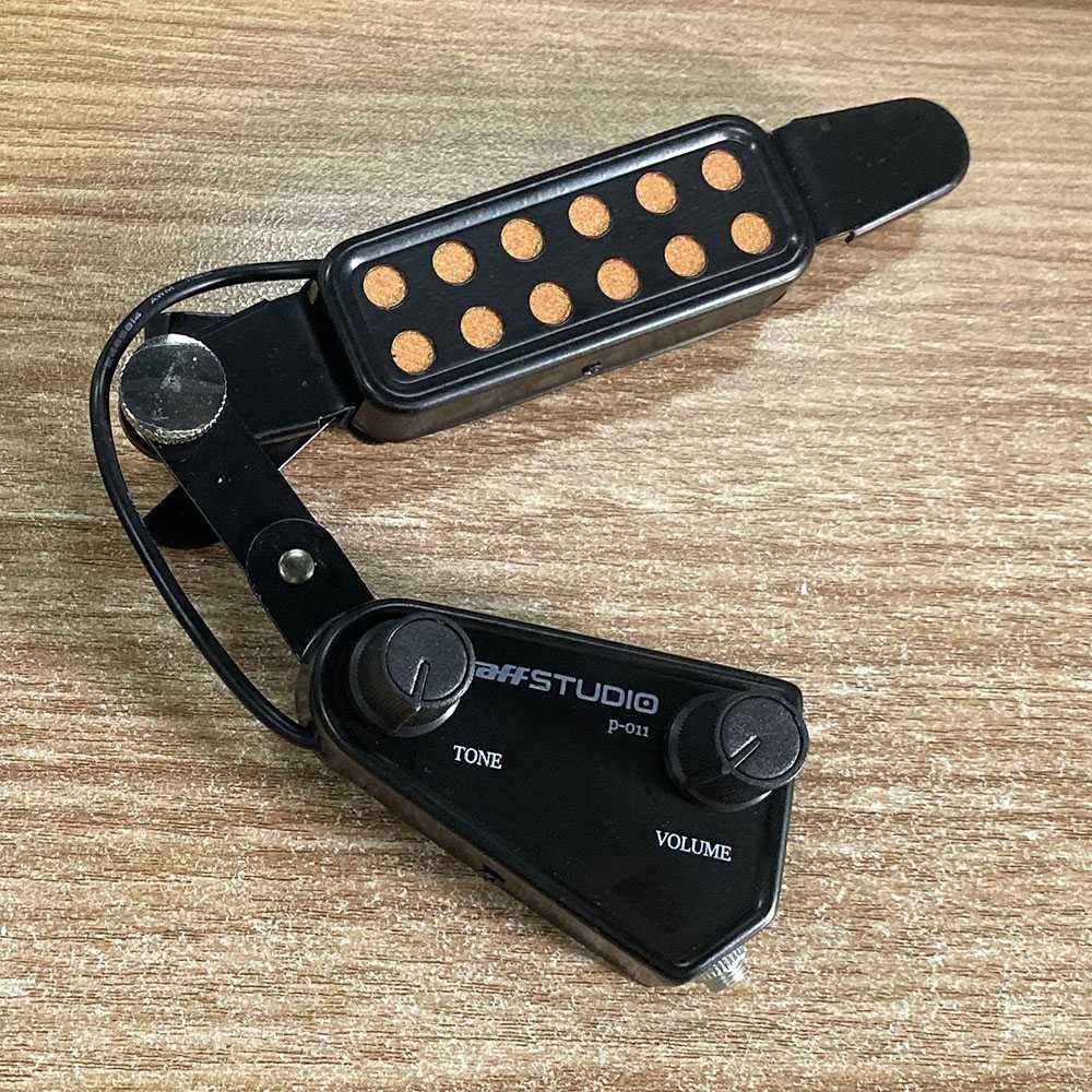 Bayar Ditempat taffSTUDIO Pickup Gitar Akustik 12 Hole dengan Volume Control P-011