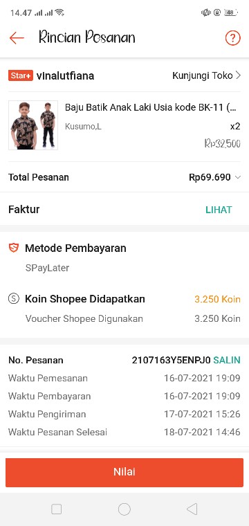 Baju Batik Anak Laki Usia Kode Bk-11 (part 3)