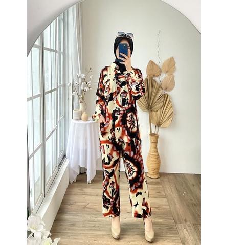 DAILY SET 1 SETCEL ONE SET RAYON HOMEWEAR JUMBO MURAH XXL PIYAMA SANTAI JUMBO BUSUI BUMIL NAGITA [CH