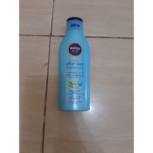 Nivea sun moisture cooling organic aloe vera &amp; hyaluron 200 ml