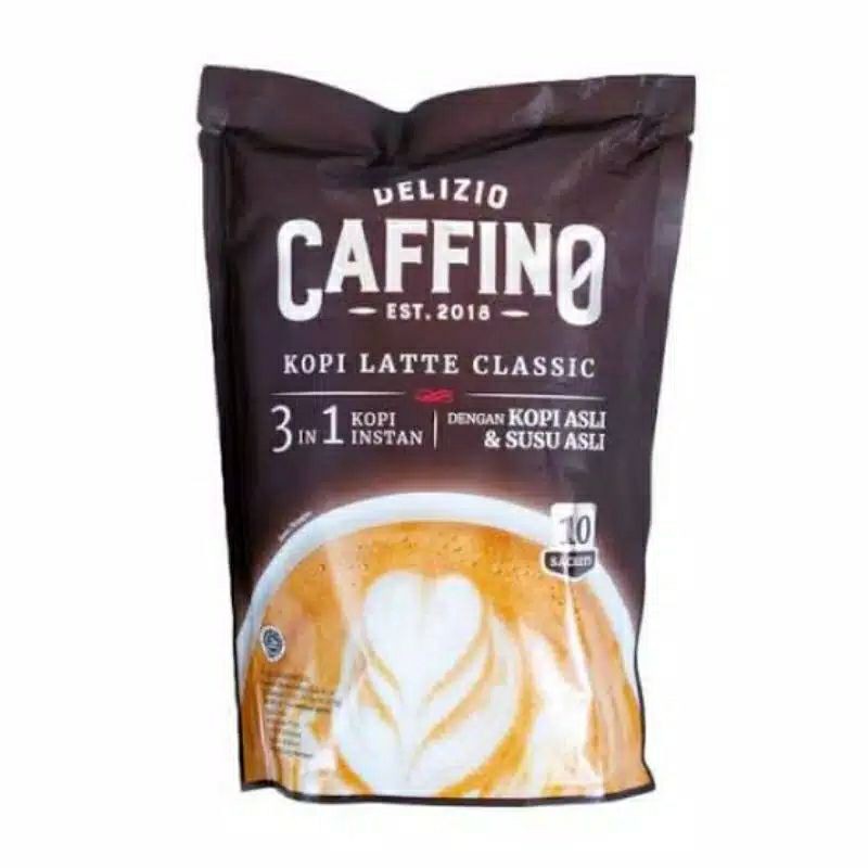 

CAFFINO Kopi Latte Classic dan Choco Hazelnut 10's x 20 gram - Kopi Bubuk Instan