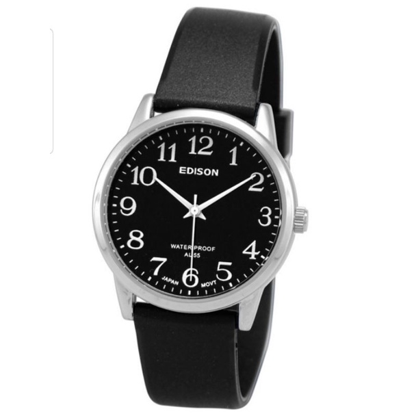 Jam Tangan Edison AR 128.9 EG Slim Type Waterproof Japan Movement