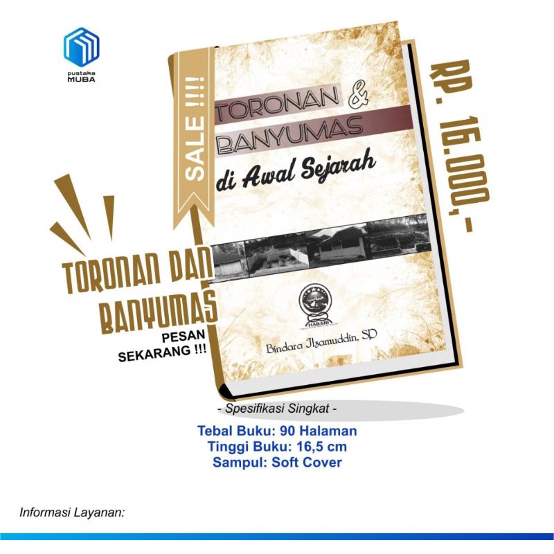 Jual Toronan & Banyumas/sejarah Kehidupan/buku Bacaan/buku Sejarah ...