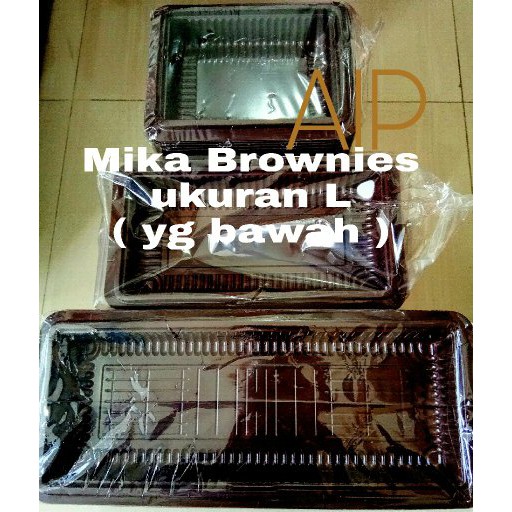 Mika brownies - Tray brownies - Tempat kue ukuran L