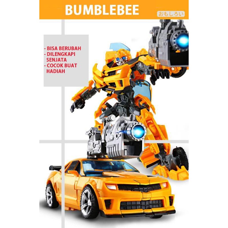 mainan robot transformers optimus prime / bumblebee