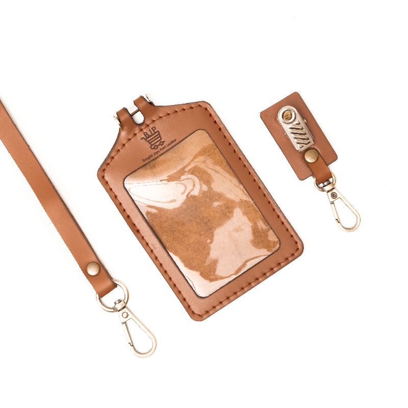 

BJP leather06 - ID card holder | name tag kulit asli