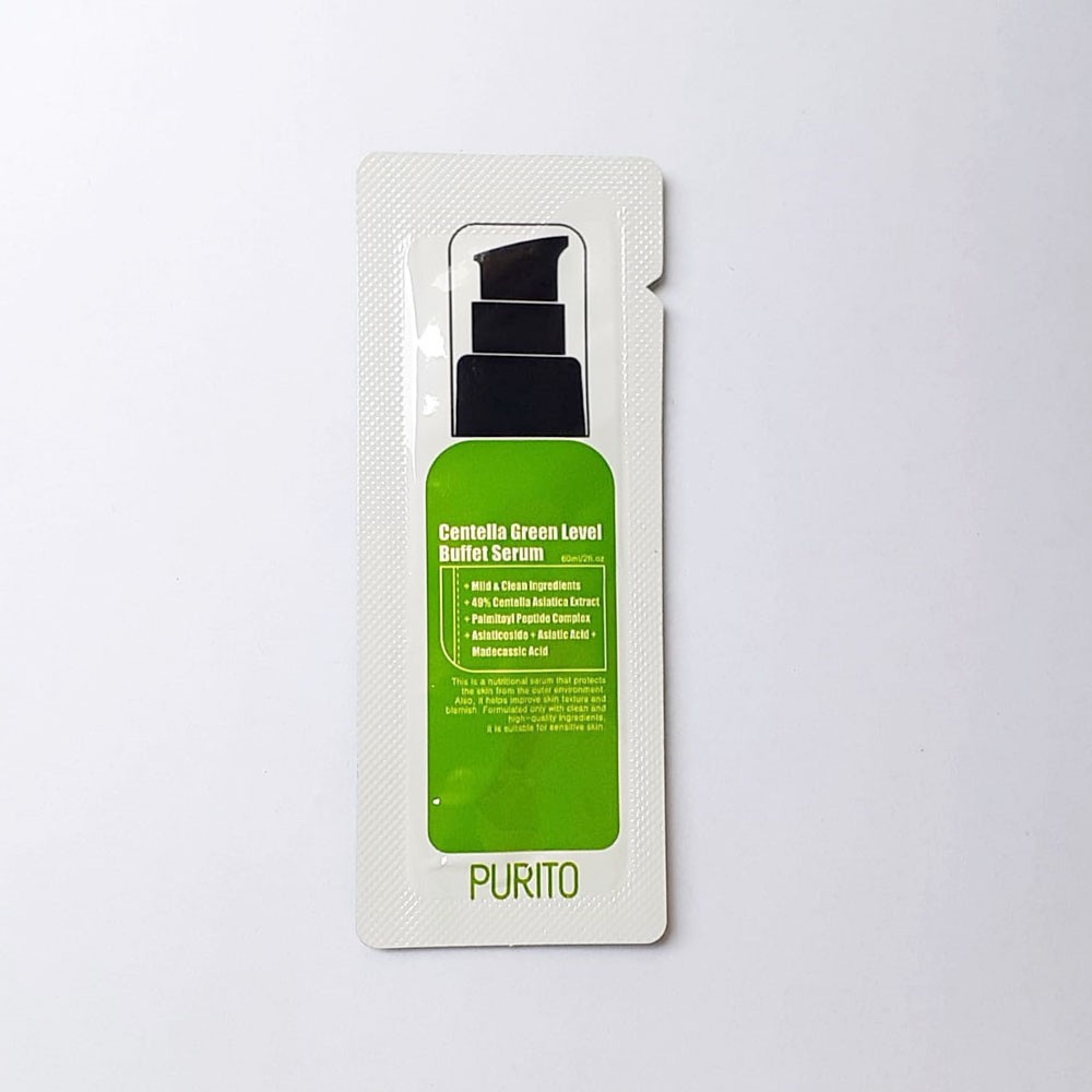(SAMPLE) purito centella green level buffet serum (SACHET) [ORIGINAL KOREA 100%]