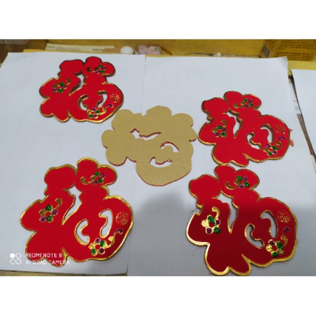 

Stiker Imlek buat dekorasi Imlek isi 5pcs