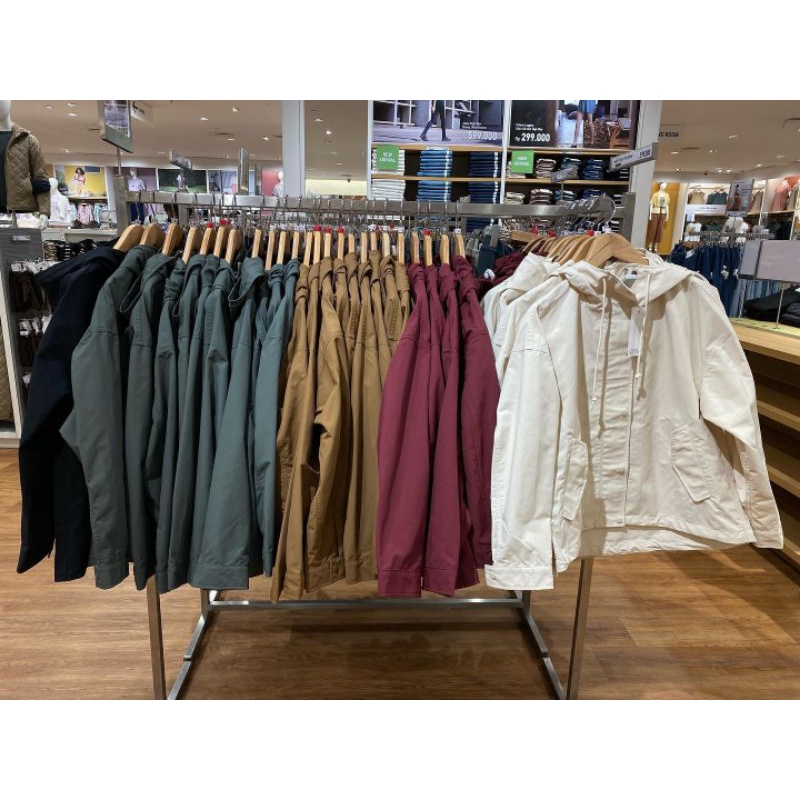 Jaket Parka Oversized Uniqlo