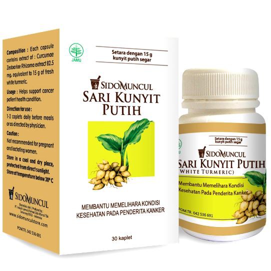 Sidomuncul Kunyit Putih 30 kapsul