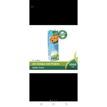 

hydro coco 1 L ( kelapa kemasan siap minum)