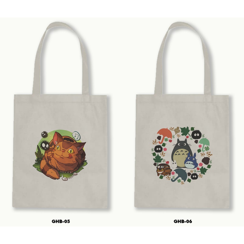 TOTE BAG BLACU - STUDIO GHIBLI