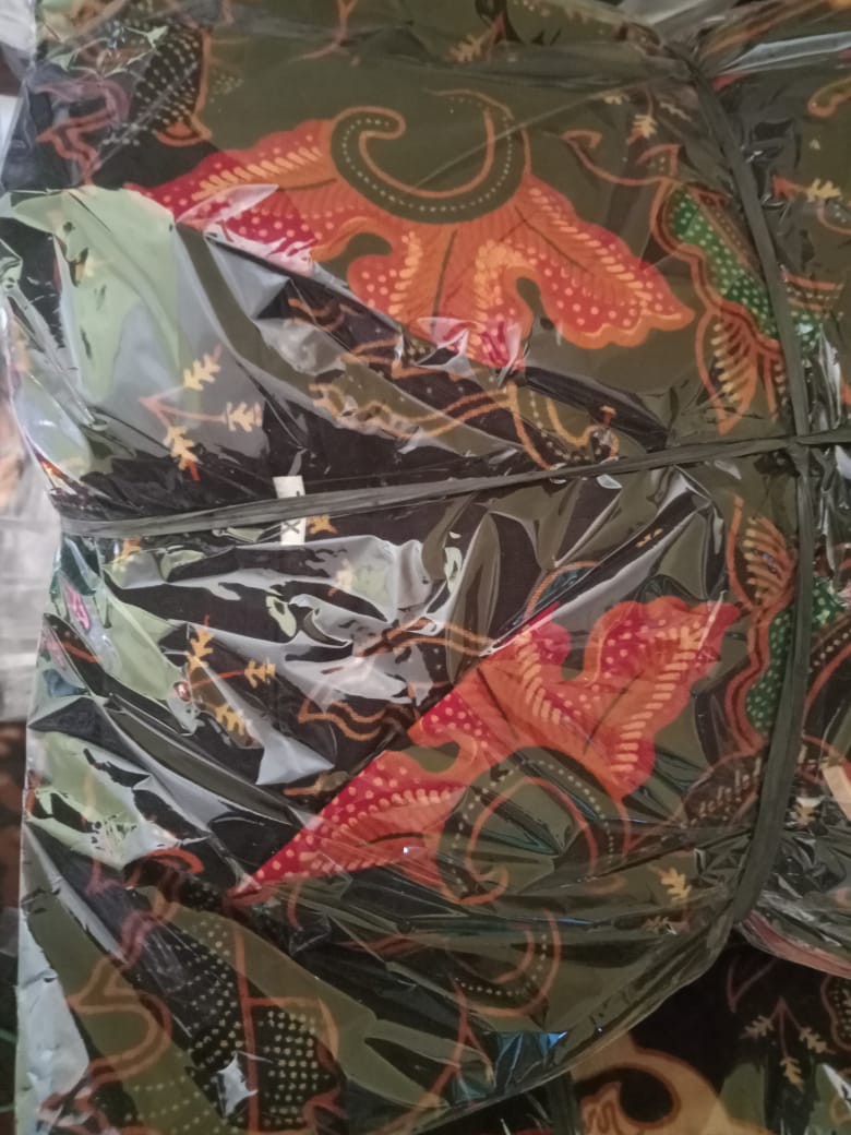 Batik Couple Keluarga Sania Ruffle Ori Ndoro Jowi Dnt Motif Di Mensi Liris